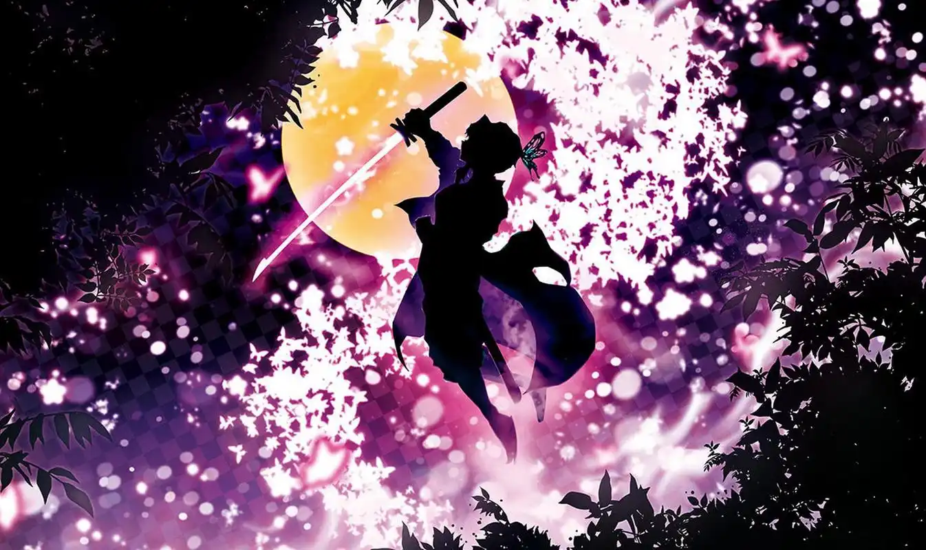 唯美鬼灭壁纸—蝶恋花系列#鬼灭之刃# #二次元