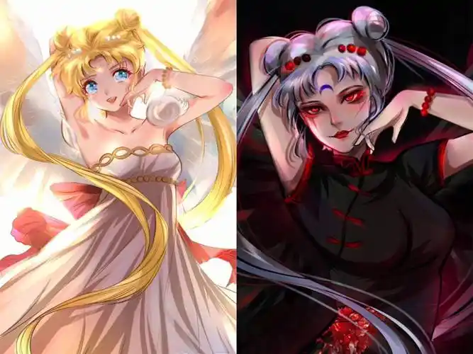 有一种"p图"叫人物黑化,美少女战士还好,看到江厌离:心中一颤!