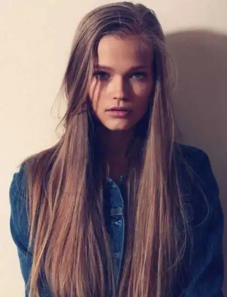 欧美长发发型女最美的长发欧美经典长直发发型