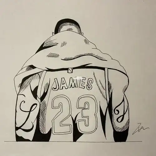 詹姆斯手绘