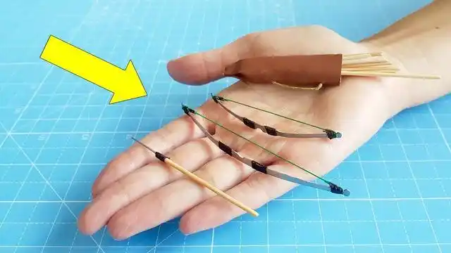 牛人用牙签自制弓箭!没想到威力这么大?