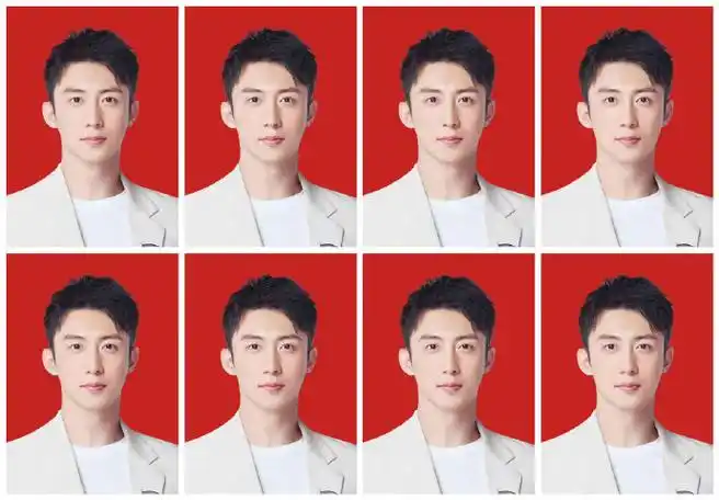 内娱男明星的证件照##黄景瑜林陆骁