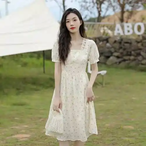 安徽黄山黄山高腰女装雪纺裙地摊杂款裙子尾货批发乡镇卖库存衣服快吗