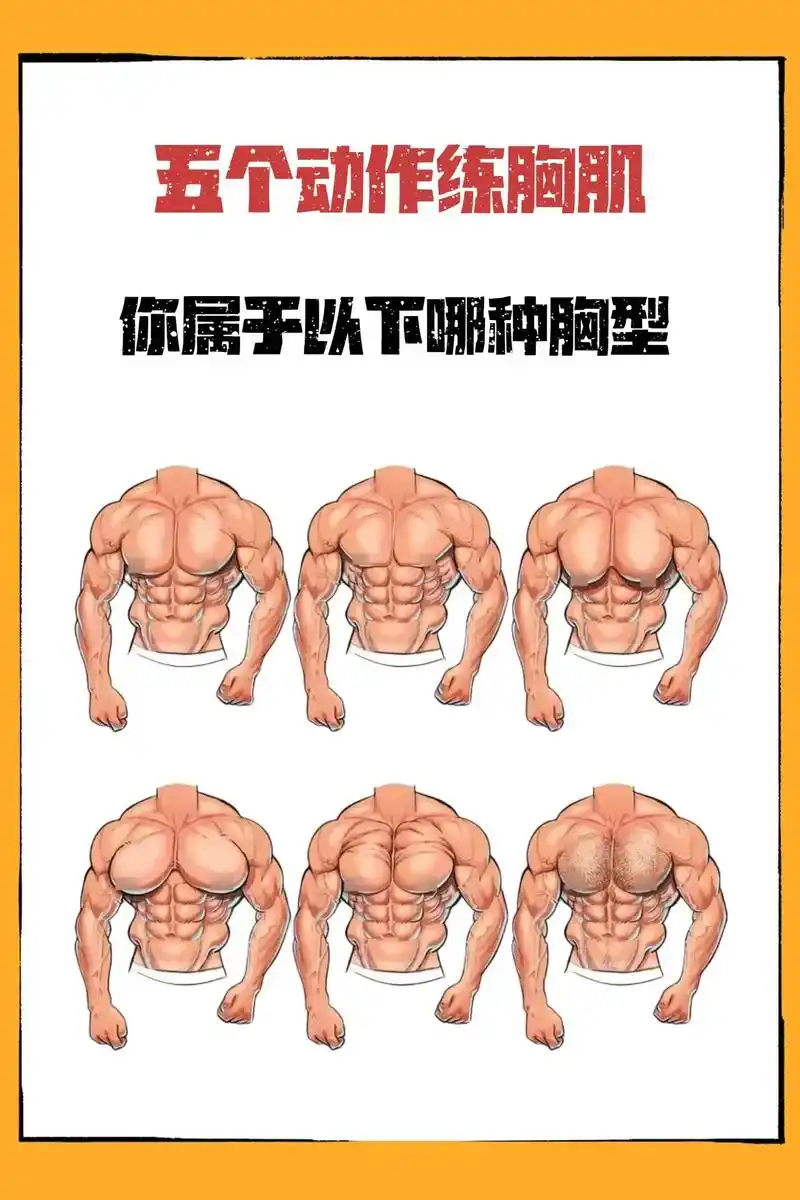 五个练炸胸肌的最佳动作.想让胸肌长得快,记住猛练和猛吃#健身 - 抖音