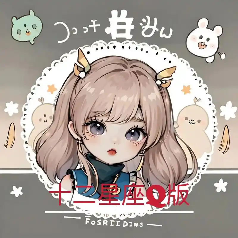 十二星座卡通q版头像 #十二星座头像 也许你想成为太阳,可 - 抖音