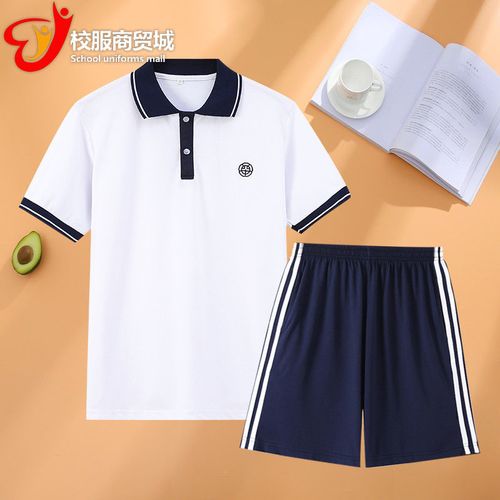 北京新款校服初中蓝白毕业班服短袖学院风男女夏季四中长短袖套装