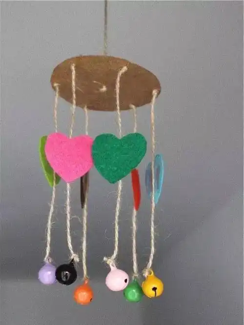 风一吹,就会发出好听的声音哦~ (1),在和孩子一起diy的过程中,孩子们