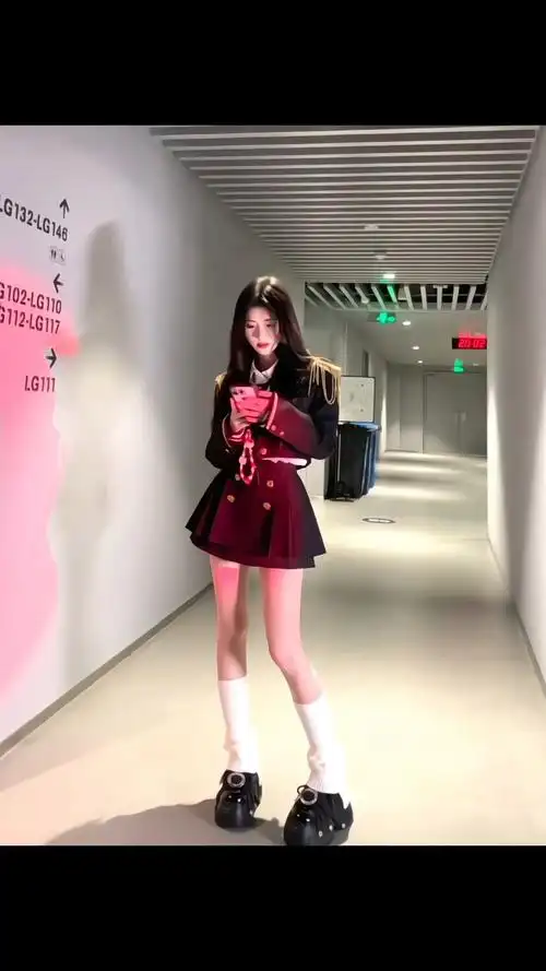 鞠婧祎life图 这个腿嘶哈嘶哈 对镜拍可甜可御女鹅感