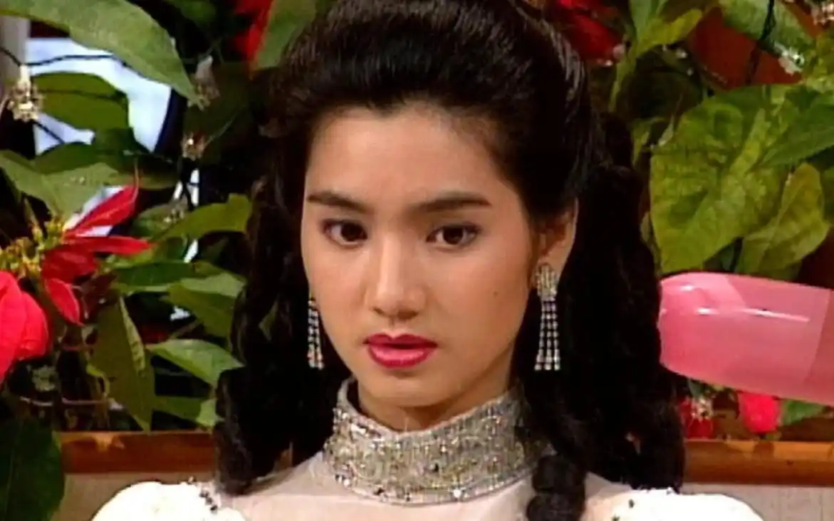 洪欣年轻时候有多美?是种毫无攻击性的美,惊艳了童年岁月的存在