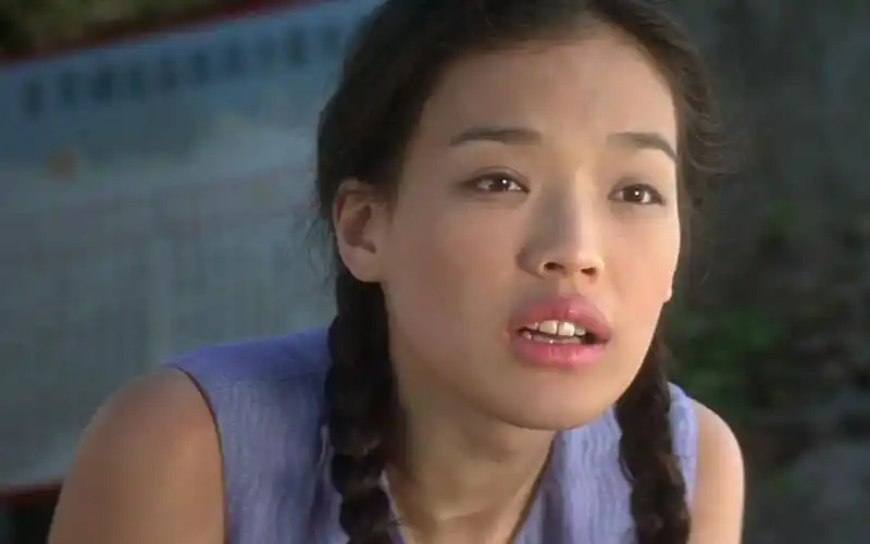 舒淇一身村姑服饰依然看不出有一点乡下人的感觉,天生丽质_哔哩哔哩