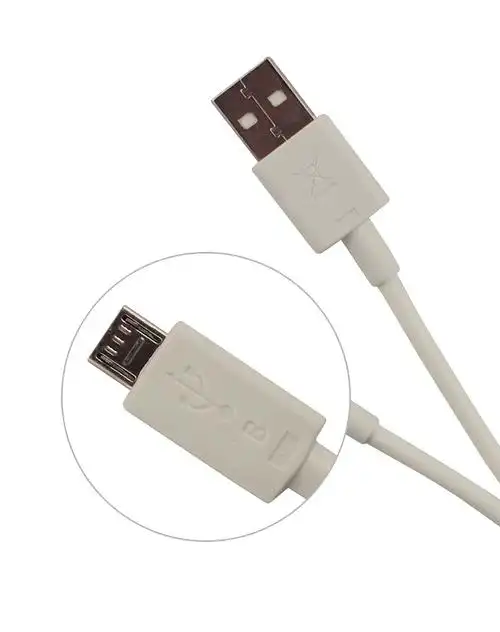 白色安卓数据充电两用线-唯品会