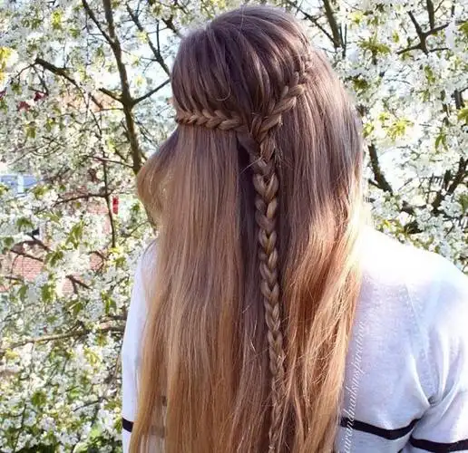 淑女派的半编发,一样可以美丽动人!