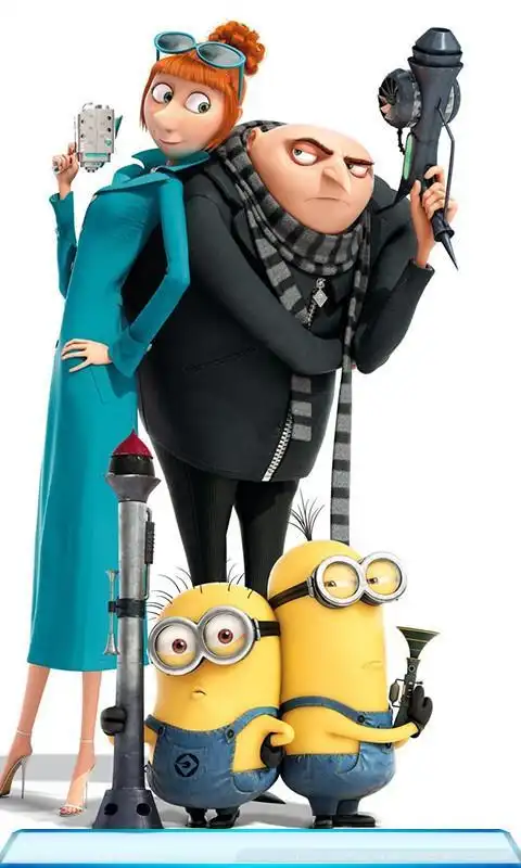 神偷奶爸2全家福-3d桌面壁纸