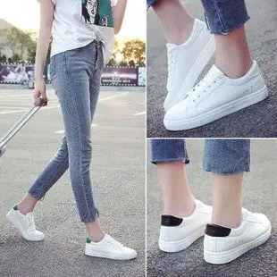 板鞋女士小码白鞋女313233码圆头上班时尚女孩中学生运动鞋女生