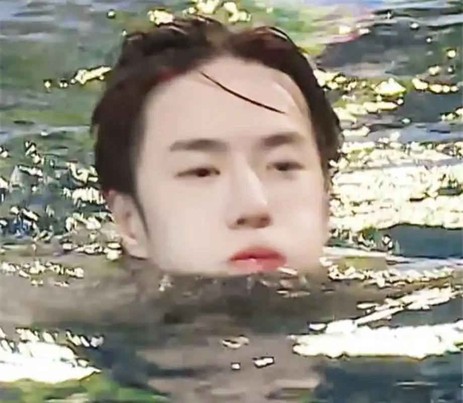 男明星的泳池照,王一博奶萌,张艺兴硬汉,看到吴亦凡:这肤色认真的?