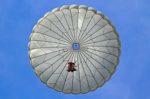 降落伞,跳伞,跳跃