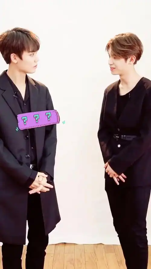 林彦俊和justin黄明昊的土味情话,有被土到哈哈哈哈