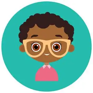 戴眼镜可爱卡通图片