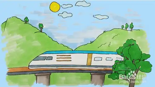 高铁怎么画好看又简单