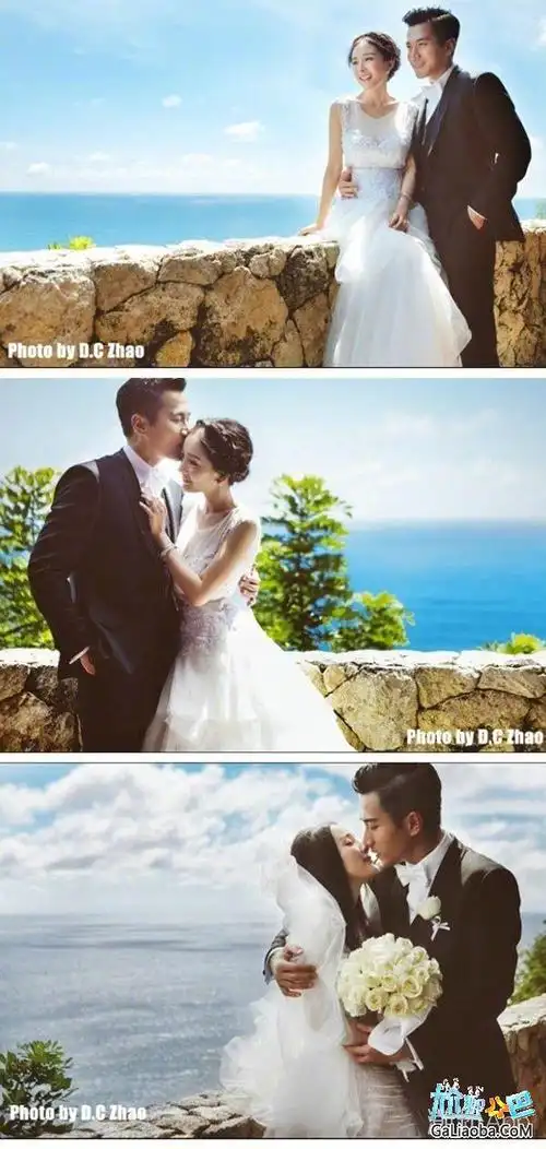 杨幂刘恺威甜蜜婚纱照这才是爱情该有的模样