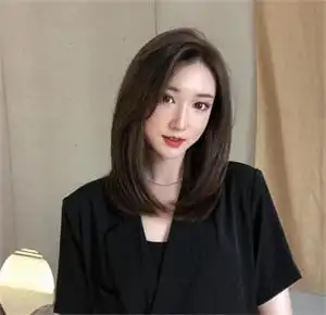 最新无刘海锁骨发直发锁骨发直发简直不要太好看