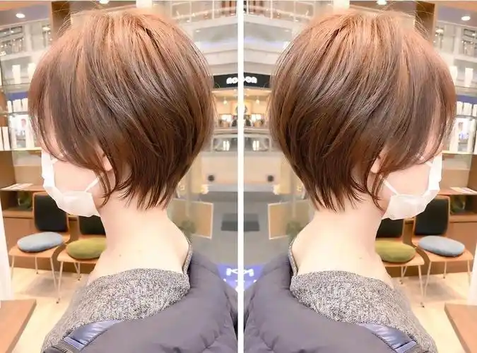 短发太普通试试小锯齿刘海饱满后脑勺长卷发颜值翻倍