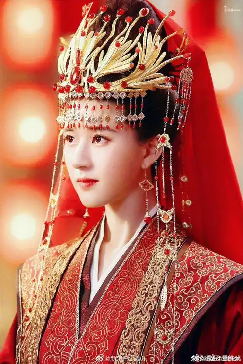 女明星古装红色婚服图鉴