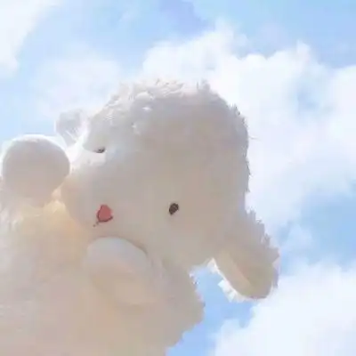小清新可爱小羊头像/玫瑰掀起海的波涛 日落也浪漫_微信头像_我要个性