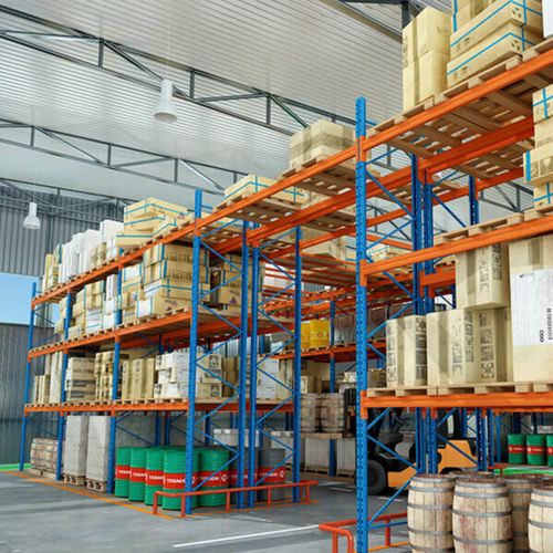 重型货架仓储库房大型高位托盘架加厚大型工业仓库货架承重3吨 主内径