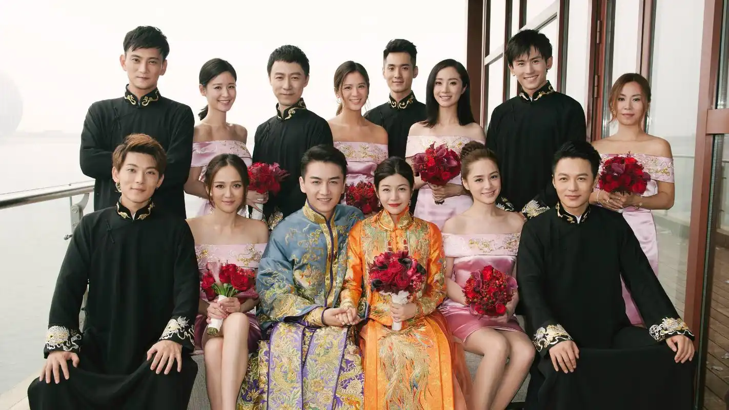 陈晓陈妍希婚礼高清全家壁纸