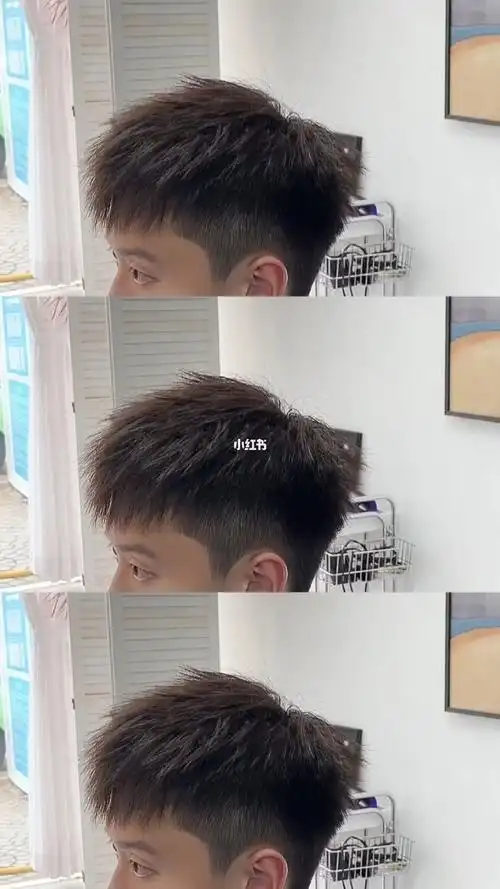 罗湖男生发型  #男生发色   #男生气垫烫   #港风三七分   #摩根