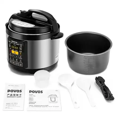 奔腾povos电压力锅5l智能预约不粘锅内胆高压锅ppd519ln5725升