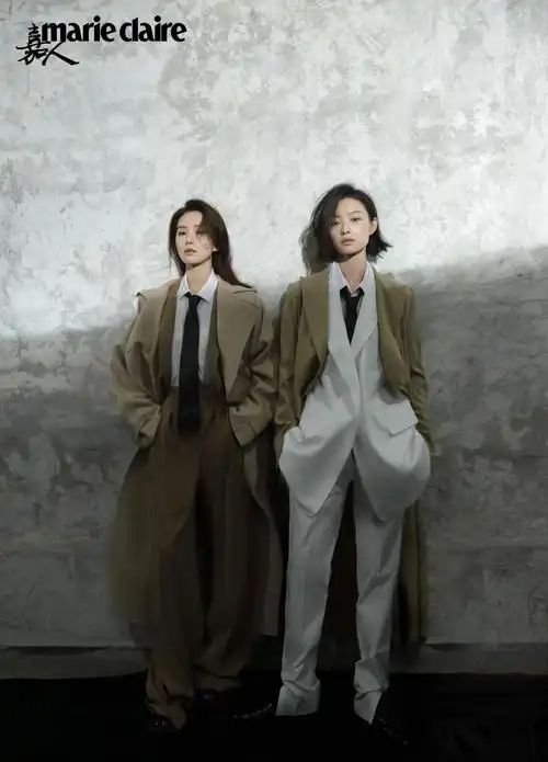 刘诗诗 & 倪妮 marieclaire嘉人二月刊封面大片,双生姐妹花
