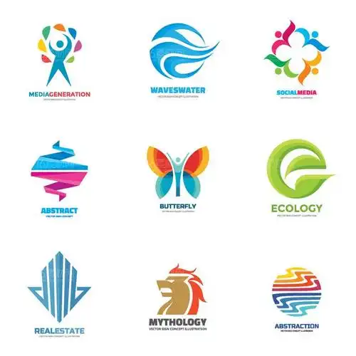 简约大气商业商标设计矢量素材 - 素材中国16素材网