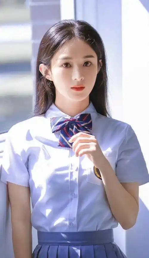 魏大勋合作,出演了张杰新歌的mv,在这个mv中,赵丽颖身穿校服,化身成为