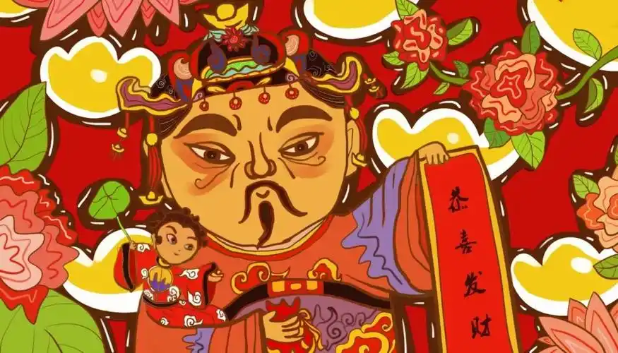 02文武财神同是天上的神明,有着至高无上的权利,都有庇佑健康平安