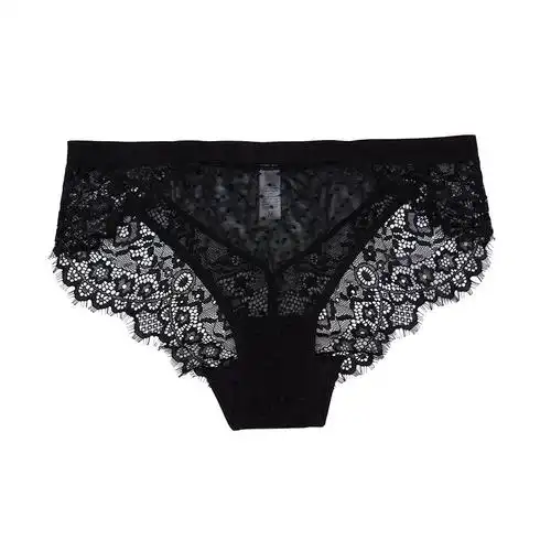 女性感女士内裤夏季隐形三角裤低腰无感蕾丝诱惑三角裤底裤