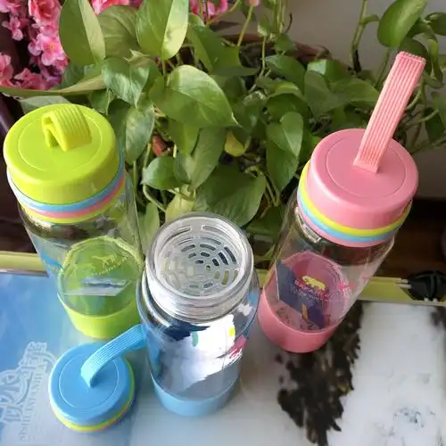 pc塑料杯太空杯防漏旅行杯提绳杯泡茶杯随手杯