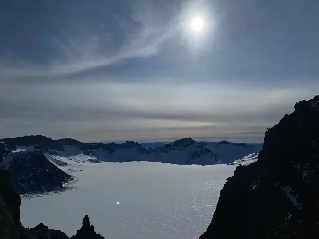 长白山天池,传说中一年难得碰到好天气,长白山天池,传说中一年 - 抖音