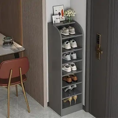 shicy实采新品小户型鞋柜家用进门口外极窄款高立式玄关转角现代简约