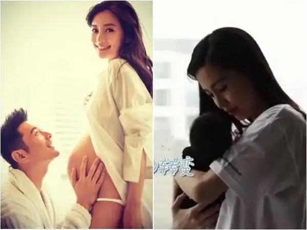 baby儿子正面照疑流出 黄晓明看到相片泄口风