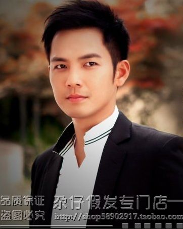 男假发男生假发短发男短直发时尚男士假发韩版蓬松帅平头毛板寸头