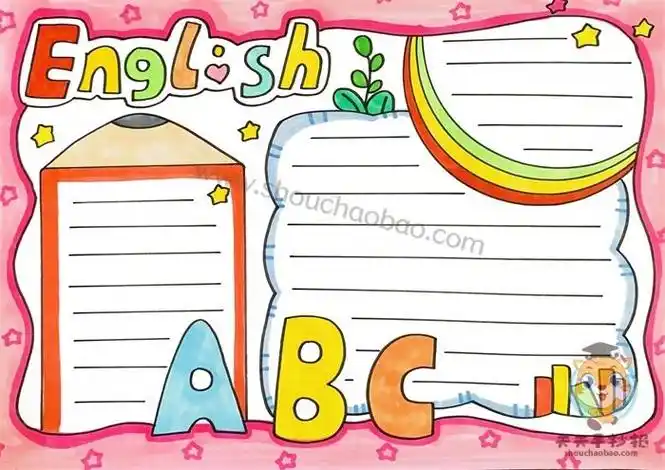 画一幅简单英语手抄报简单英语手抄报