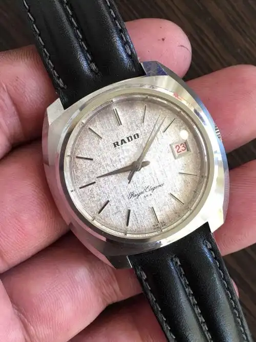 雷达手表 瑞士手表 全自动机械表 男士手表 表盘自带烟霞,圆润饱满