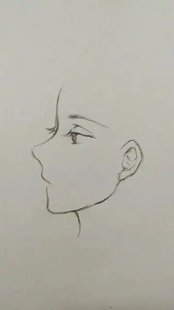 漫画男侧脸教学来一个.