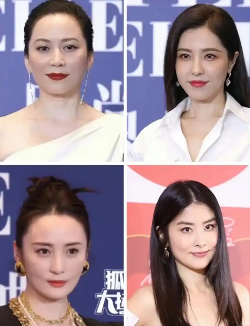 她们有个共同点那就是抗老耐看,因为她们都是方圆脸.