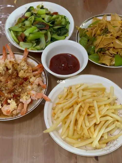 午餐做了四个小菜