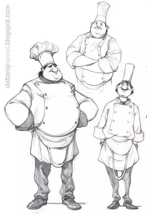 干货迪士尼经典铅笔手稿