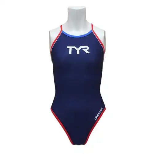 日本代购tyr连体三角游泳衣女泡温泉2022新款连体泳衣