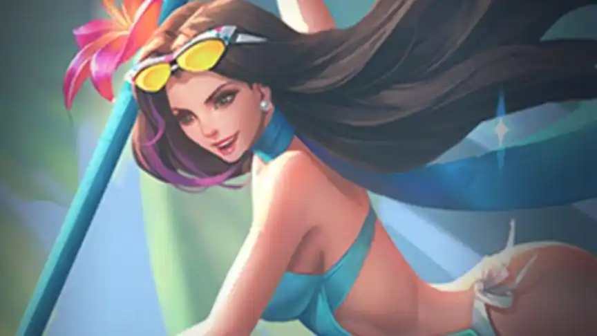 [ aov  传说对决]版程咬金的皮肤 泳装派对 技能特效